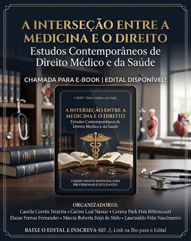 Capa edital A interseção entre a Medicina e o Direito